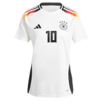 Camisa de time de futebol Alemanha Jamal Musiala #10 Replicas 1º Equipamento Feminina Europeu 2024 Manga Curta